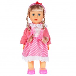 Papusa interactiva cu senzori MalPlay Belinda merge, canta si vorbeste in limba engleza 42 cm