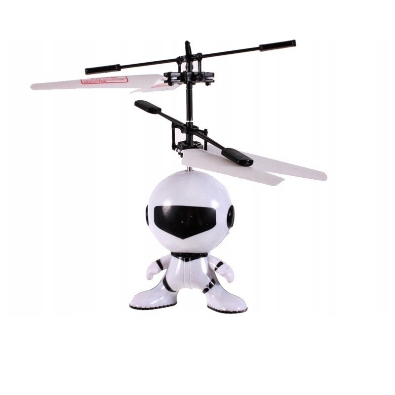 Jucarie interactiva MalPlay Robot zburator incarcabil cu USB telecomanda si lumini Jucarie interactiva MalPlay Robot zburator incarcabil cu USB telecomanda si lumini