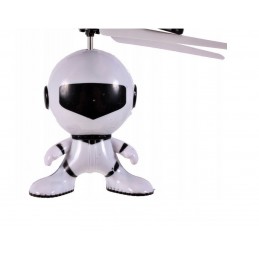 Jucarie interactiva MalPlay Robot zburator incarcabil cu USB telecomanda si lumini