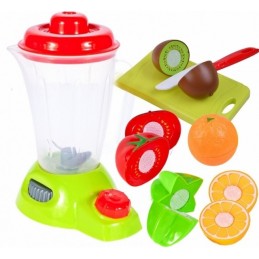 Blender de jucarie MalPlay cu sunete,lumini,fructe si legume cu scai,cutit si tocator