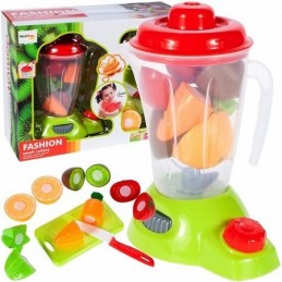Blender de jucarie MalPlay cu sunete,lumini,fructe si legume cu scai,cutit si tocator