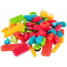 Set de construit Blocks MalPlay Tip tepi multicolore, 90 piese
